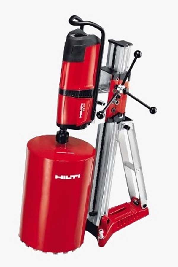 Equipamentos profissionais para perfuração e corte em concreto